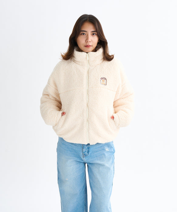 Roxy BELLIS  BOA JACKET ウィメンズ ボアジャケット 撥水加工 <2025FW HEART WAVE HOLIDAYS>