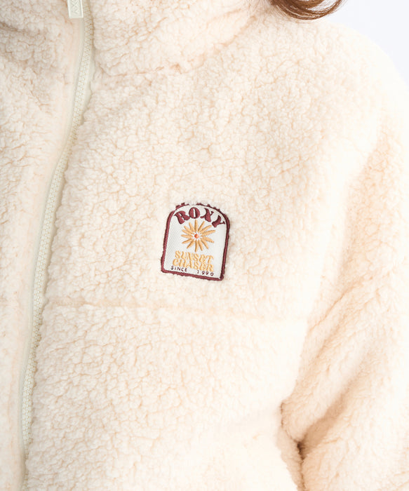 Roxy BELLIS  BOA JACKET ウィメンズ ボアジャケット 撥水加工 <2025FW HEART WAVE HOLIDAYS>