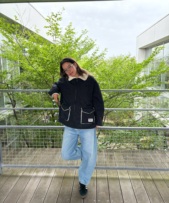 Roxy CHEER UP ウィメンズ リバーシブル ボアジャケット 撥水加工 <2025FW HEART WAVE HOLIDAYS>