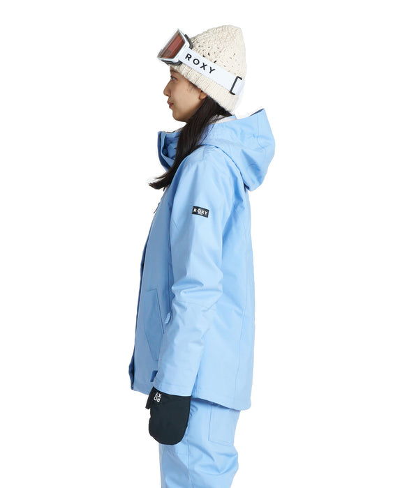 ROXY ウィメンズ ROXY JETTY SOLID JK スノージャケット 【26-27SNOWモデル】 BLU0 / L