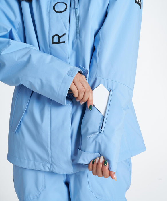 ROXY ウィメンズ ROXY JETTY SOLID JK スノージャケット 【26-27SNOWモデル】 BLU0 / L