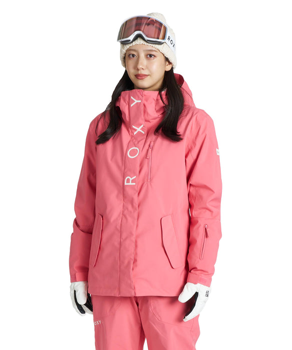 ROXY ウィメンズ ROXY JETTY SOLID JK スノージャケット 【26-27SNOWモデル】 ROSE / L