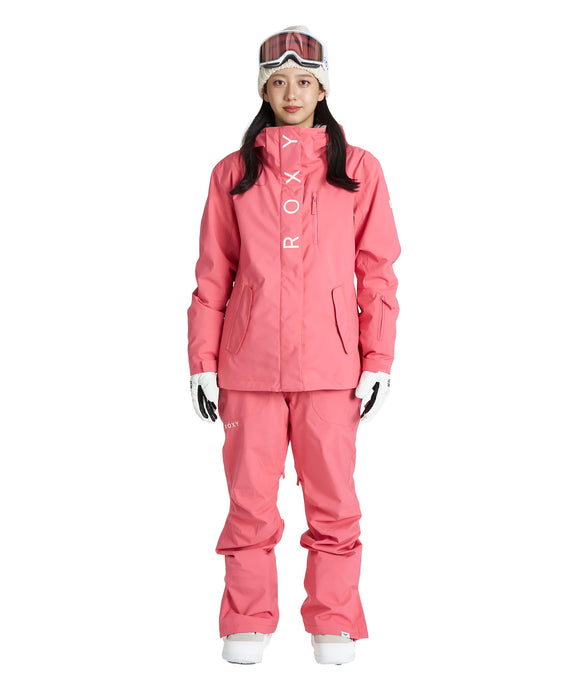 ROXY ウィメンズ ROXY JETTY SOLID JK スノージャケット 【26-27SNOWモデル】 ROSE / L
