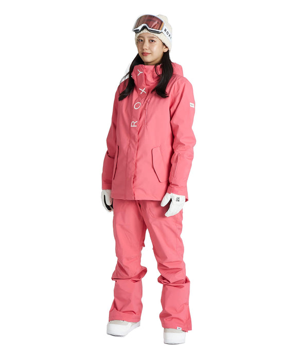 ROXY ウィメンズ ROXY JETTY SOLID JK スノージャケット 【26-27SNOWモデル】 ROSE / L