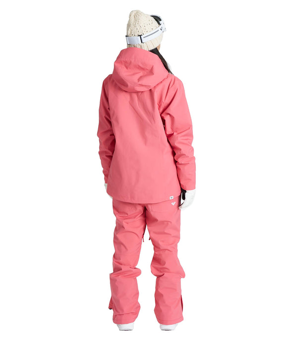 ROXY ウィメンズ ROXY JETTY SOLID JK スノージャケット 【26-27SNOWモデル】 ROSE / L