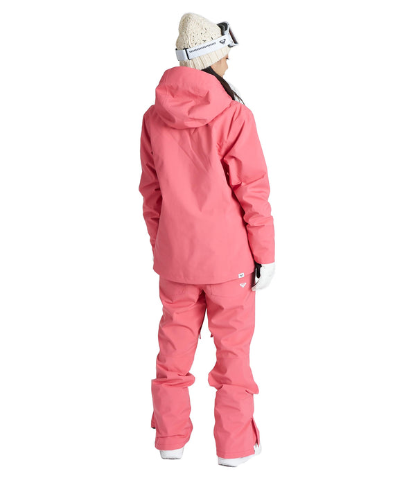 ROXY ウィメンズ ROXY JETTY SOLID JK スノージャケット 【26-27SNOWモデル】 ROSE / L