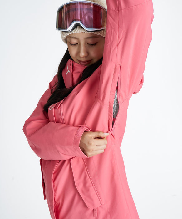 ROXY ウィメンズ ROXY JETTY SOLID JK スノージャケット 【26-27SNOWモデル】 ROSE / L
