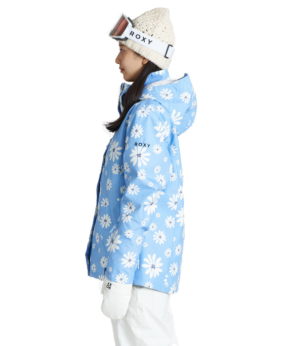 ROXY ウィメンズ ROXY JETTY PRINT JK スノージャケット 【26-27SNOWモデル】 BLU1 / L