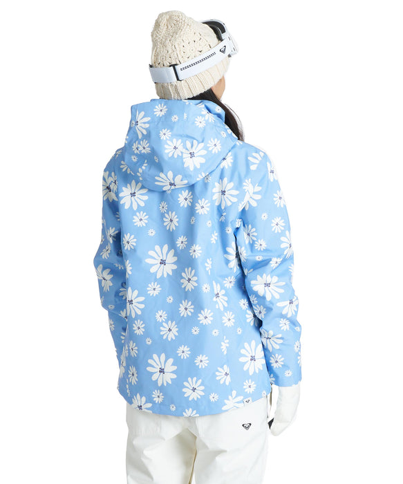 ROXY ウィメンズ ROXY JETTY PRINT JK スノージャケット 【26-27SNOWモデル】 BLU1 / L