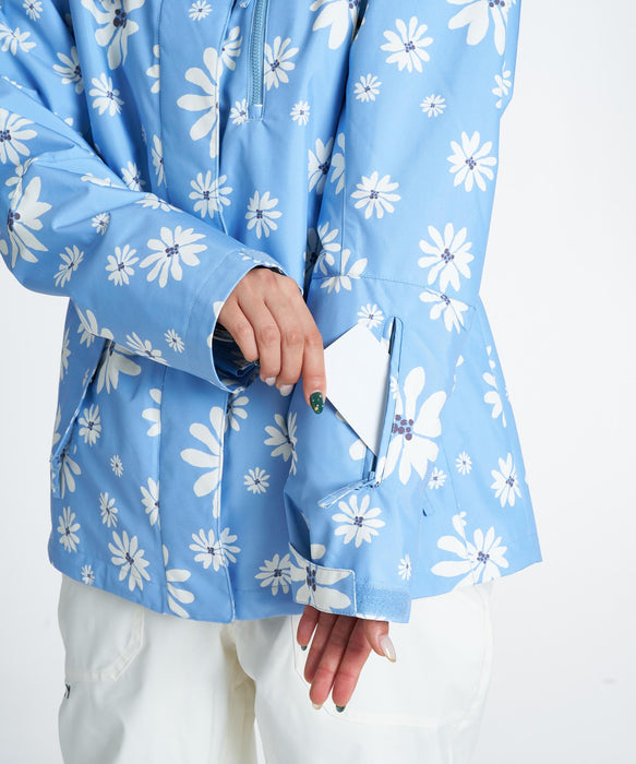 ROXY ウィメンズ ROXY JETTY PRINT JK スノージャケット 【26-27SNOWモデル】 BLU1 / L