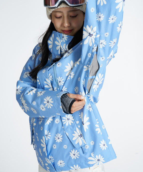 ROXY ウィメンズ ROXY JETTY PRINT JK スノージャケット 【26-27SNOWモデル】 BLU1 / L