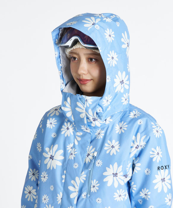 ROXY ウィメンズ ROXY JETTY PRINT JK スノージャケット 【26-27SNOWモデル】 BLU1 / L