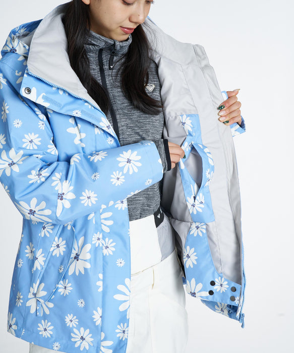 ROXY ウィメンズ ROXY JETTY PRINT JK スノージャケット 【26-27SNOWモデル】 BLU1 / L