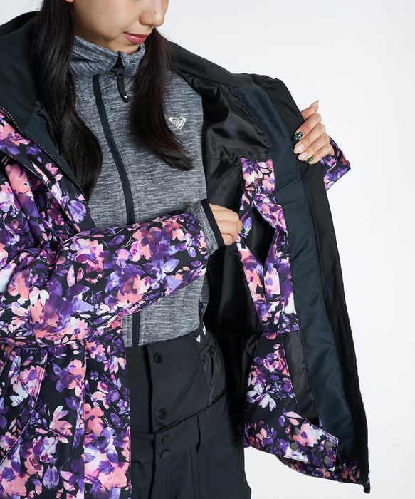 ROXY ウィメンズ ROXY JETTY PRINT JK スノージャケット 【26-27SNOWモデル】 OU1 / L