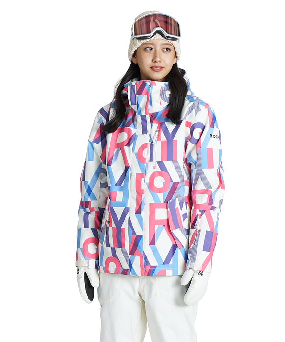 ROXY ウィメンズ ROXY JETTY PRINT JK スノージャケット 【26-27SNOWモデル】 ROS1 / L