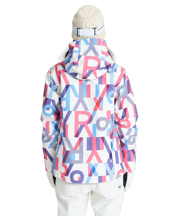 ROXY ウィメンズ ROXY JETTY PRINT JK スノージャケット 【26-27SNOWモデル】 ROS1 / L
