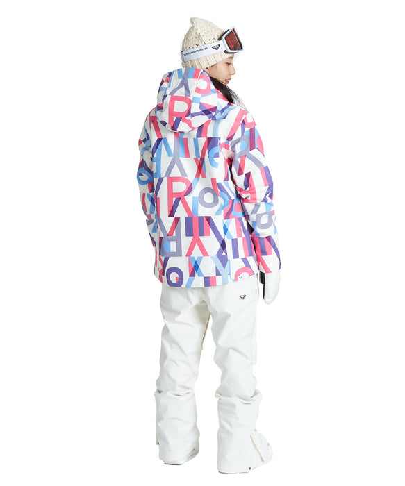 ROXY ウィメンズ ROXY JETTY PRINT JK スノージャケット 【26-27SNOWモデル】 ROS1 / L