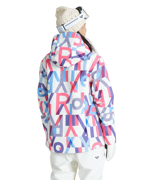 ROXY ウィメンズ ROXY JETTY PRINT JK スノージャケット 【26-27SNOWモデル】 ROS1 / L