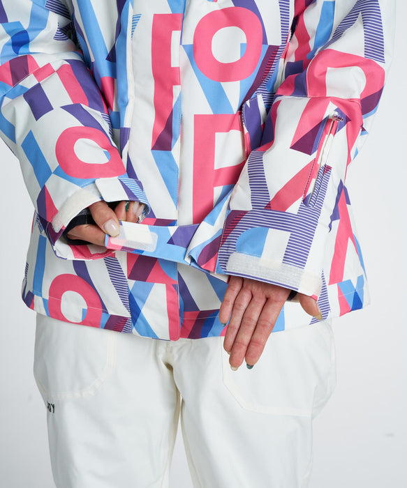 ROXY ウィメンズ ROXY JETTY PRINT JK スノージャケット 【26-27SNOWモデル】 ROS1 / L
