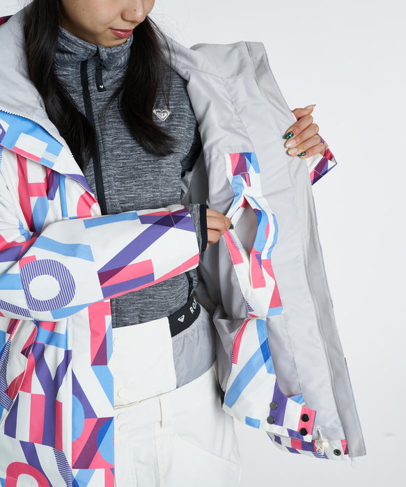 ROXY ウィメンズ ROXY JETTY PRINT JK スノージャケット 【26-27SNOWモデル】 ROS1 / L