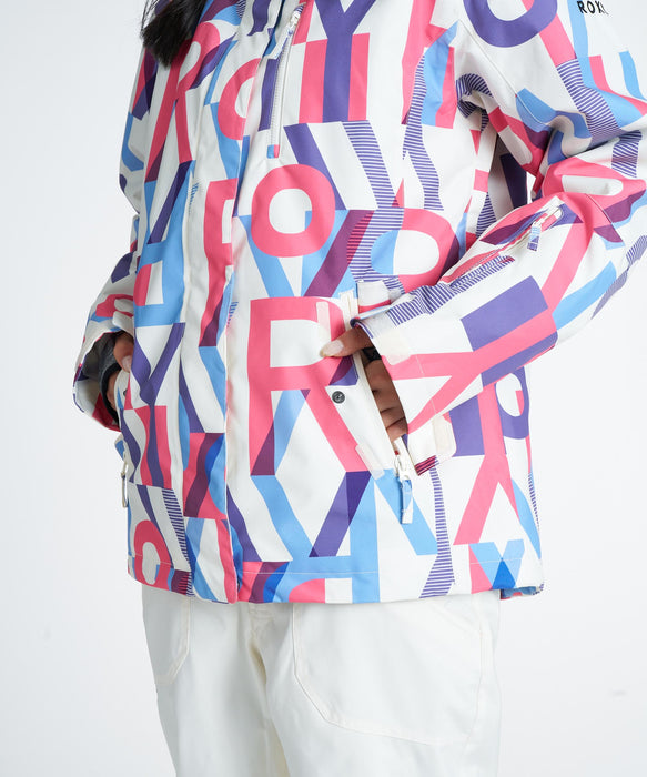 ROXY ウィメンズ ROXY JETTY PRINT JK スノージャケット 【26-27SNOWモデル】 ROS1 / L