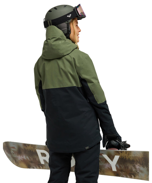ROXY ウィメンズ GORE-TEX STRETCH PURELINES JK スノージャケット 【26-27SNOWモデル】 GQM0 / L