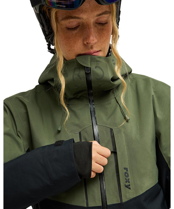 ROXY ウィメンズ GORE-TEX STRETCH PURELINES JK スノージャケット 【26-27SNOWモデル】 GQM0 / L