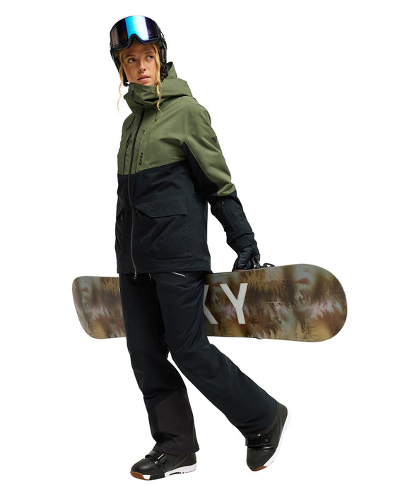 ROXY ウィメンズ GORE-TEX STRETCH PURELINES JK スノージャケット 【26-27SNOWモデル】 GQM0 / L