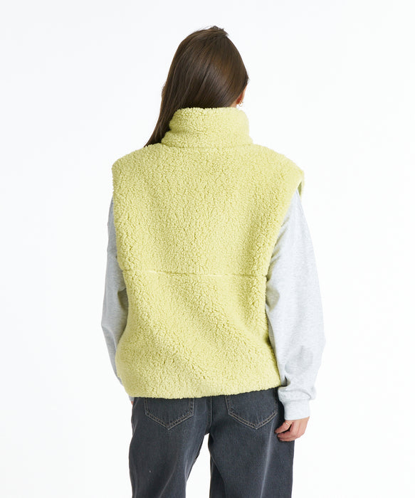 ROXY ウィメンズ TEDDY BOA VEST ベスト 【2026年秋冬モデル】 LIM / L