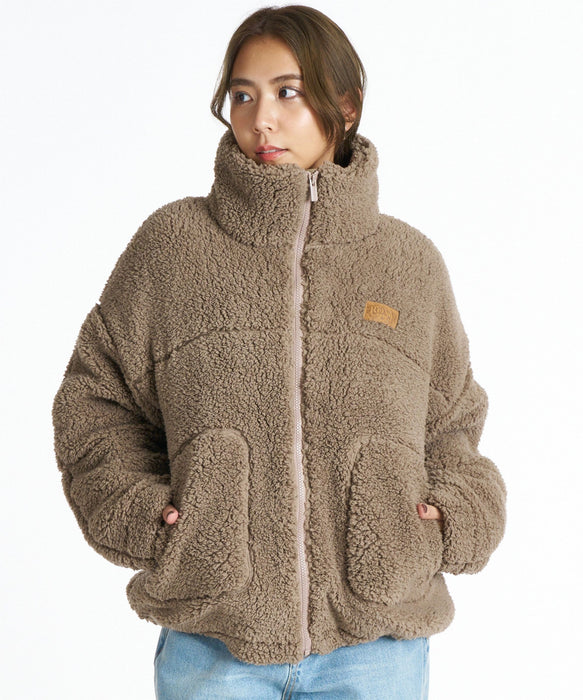 ROXY ウィメンズ TEDDY BOA JACKET ジャケット 【2026年秋冬モデル】 MOC / L