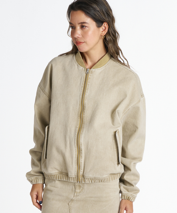 ROXY TIDAL JACKET ウォッシュドジップアップブルゾン 【2026年秋冬モデル】