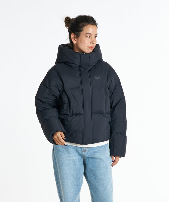 ROXY ウィメンズ SHORE CLOUD ジャケット 【2026年秋冬モデル】 BLK / L
