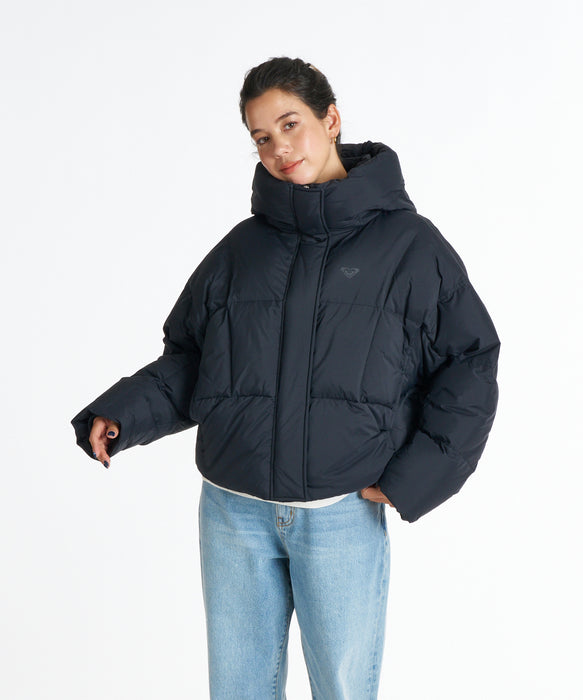 ROXY ウィメンズ SHORE CLOUD ジャケット 【2026年秋冬モデル】 BLK / L