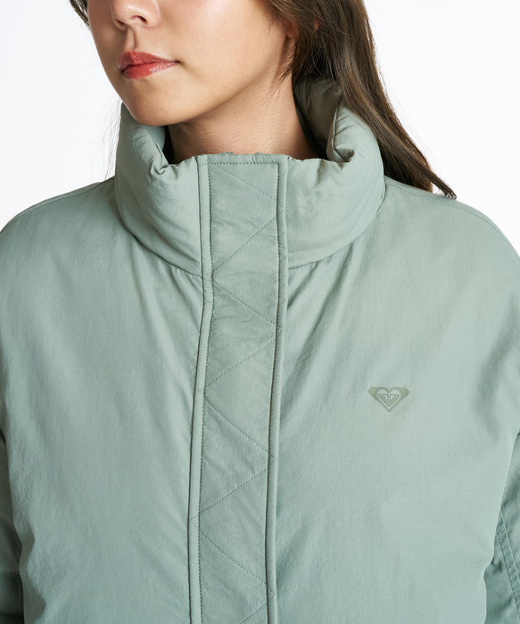 ROXY ウィメンズ HUGGY EASE ジャケット 【2026年秋冬モデル】 KHA / L