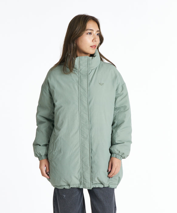 ROXY ウィメンズ HUGGY EASE ジャケット 【2026年秋冬モデル】 KHA / L