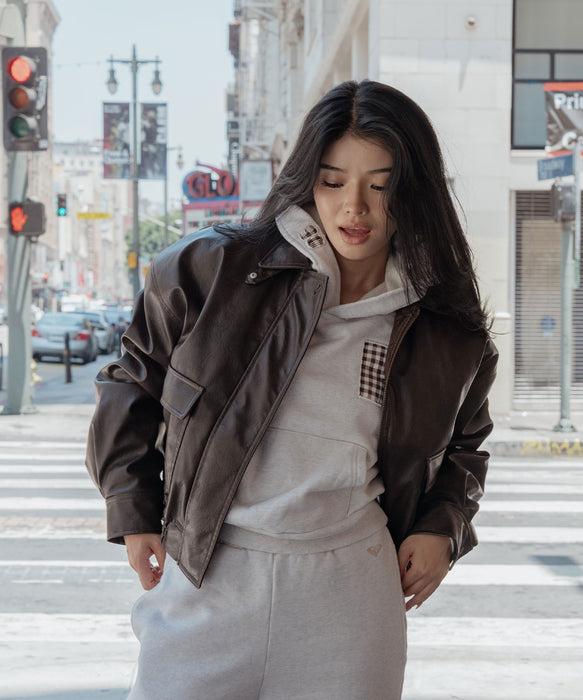 【レア品】ティファ　レーザージャケット SLACK 7' 210 ROXY x NANAHA ECO LEATHER JACKET エコレザージャケット 【2026年秋冬