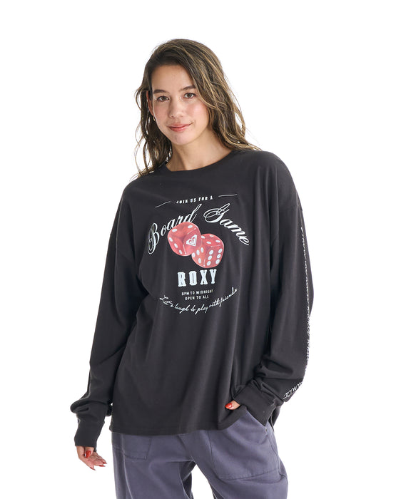 Roxy BOARD GAME NIGHT ウィメンズ 長袖Tシャツ <2025FW CRUISERS>