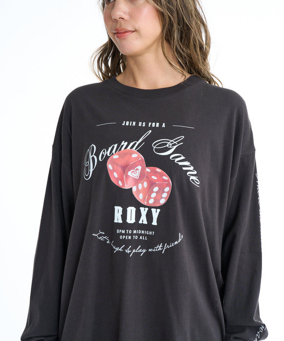 Roxy BOARD GAME NIGHT ウィメンズ 長袖Tシャツ <2025FW CRUISERS>