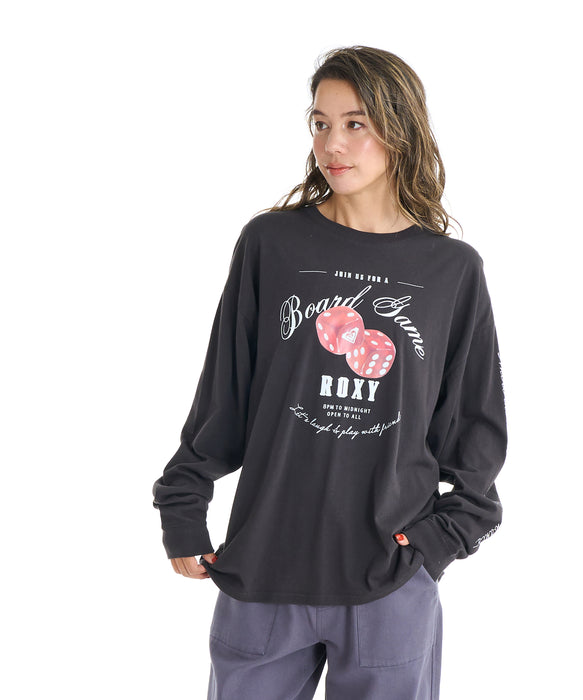 Roxy BOARD GAME NIGHT ウィメンズ 長袖Tシャツ <2025FW CRUISERS>