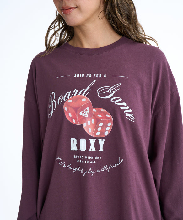 Roxy BOARD GAME NIGHT ウィメンズ 長袖Tシャツ <2025FW CRUISERS>