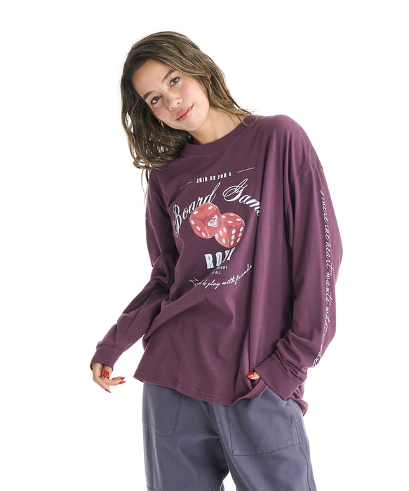 Roxy BOARD GAME NIGHT ウィメンズ 長袖Tシャツ <2025FW CRUISERS>