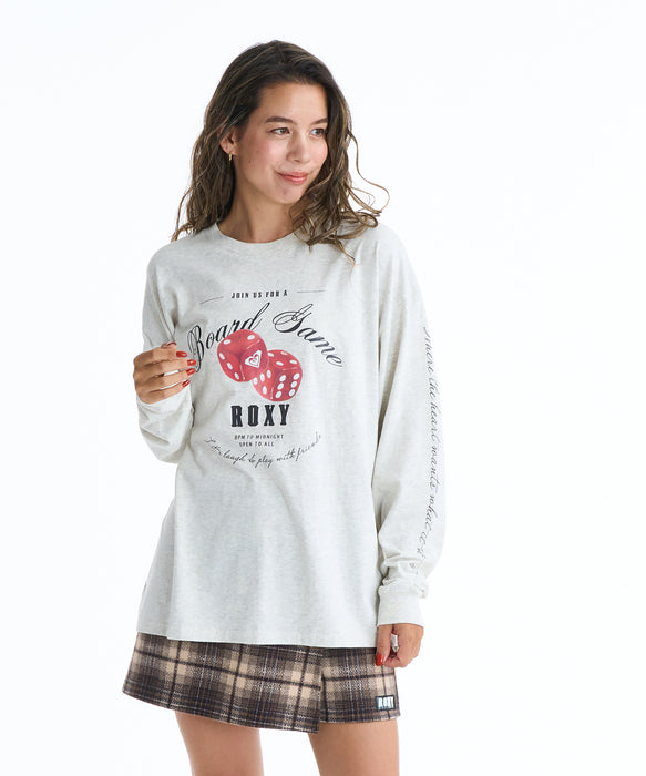 Roxy BOARD GAME NIGHT ウィメンズ 長袖Tシャツ <2025FW CRUISERS>