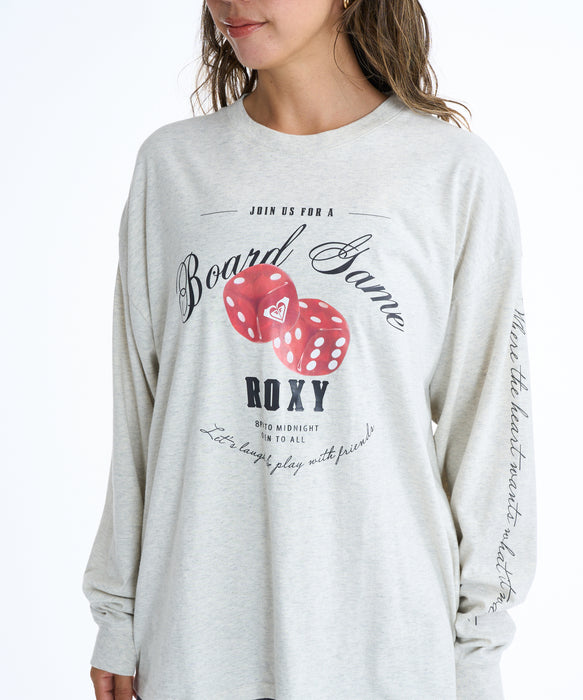 Roxy BOARD GAME NIGHT ウィメンズ 長袖Tシャツ <2025FW CRUISERS>