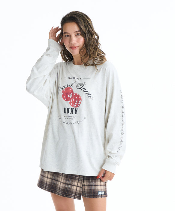 Roxy BOARD GAME NIGHT ウィメンズ 長袖Tシャツ <2025FW CRUISERS>
