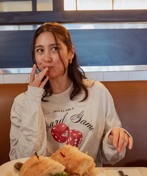 Roxy BOARD GAME NIGHT ウィメンズ 長袖Tシャツ <2025FW CRUISERS>