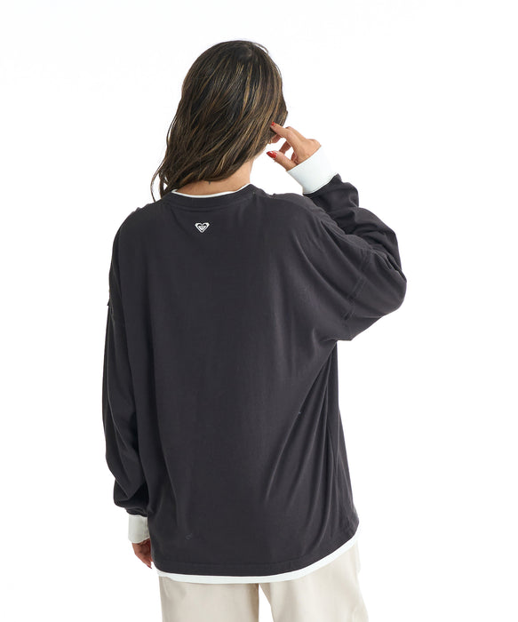 Roxy ROOM SERVISE ウィメンズ 長袖Tシャツ <2025FW CRUISERS>