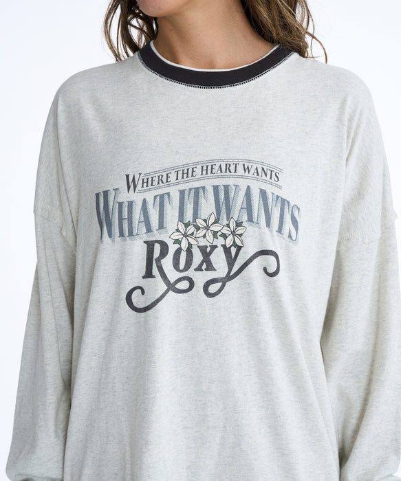 Roxy ROOM SERVISE ウィメンズ 長袖Tシャツ <2025FW CRUISERS>