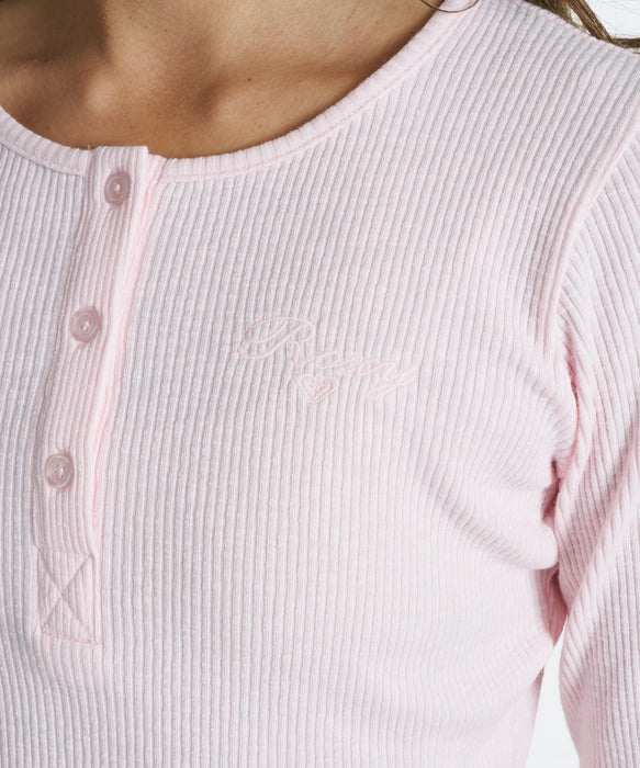 ROXY SHOOT 長袖Tシャツ リブ素材【2026年春夏モデル】
