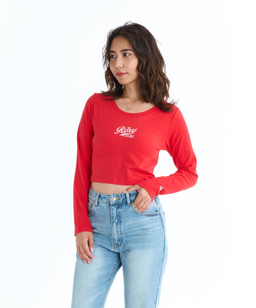ROXY ROXY WITH HEART L/S TEE 長袖Tシャツ 【2026年春夏モデル】