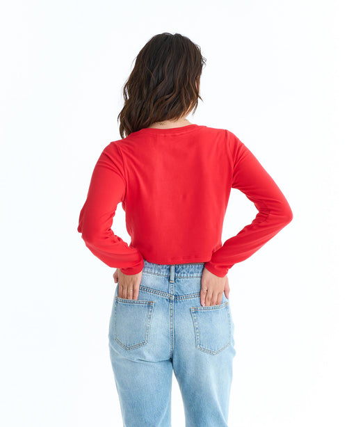ROXY ウィメンズ ROXY WITH HEART L/S  ロンT 【2026年春夏モデル】 RED / L